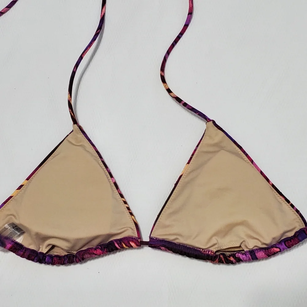 Victoria's Secret Beaded Embellished Triangle Bikini Top Medium - Picture 5 of 9
